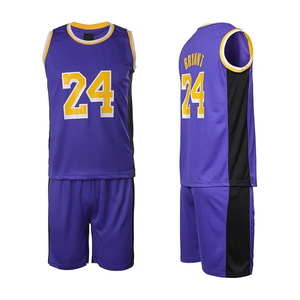 Ensemble de maillots et shorts de basket-ball multicolores unisexes, large choix, personnalisable, respirant, en mesh - Product Image 5