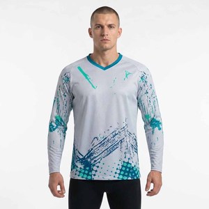 เสื้อเจอร์ซีย์จักรยานเสือภูเขาแขนยาวสำหรับผู้ชาย ขายส่ง เสื้อผ้าปั่นจักรยานแบบกำหนดเองได้ mtb - Product Image 1