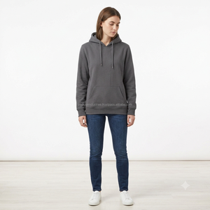 Sudaderas con Capucha Personalizadas Unisex de Algodón y Felpa, Sudadera con Capucha Lisa para Impresión Digital, Transpirable, Proveedor Mayorista - Product Image 4