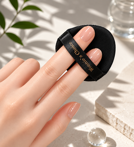 All-in-One Dual Cushion Makeup Puff (Polyurethane Drop Pattern)-Super Soft Skin-Friendly Washable Non-Latex for <b>Foundation</b> - Product Image 2