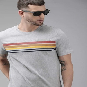 T-shirt unisexe à col rond, séchage rapide, uni, doux, hip-hop, pour hommes, vente en gros, prix bas, plusieurs couleurs, t-shirt en spandex/polyester tricoté - Product Image 5