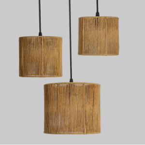 Lampe suspendue en corde tressée - Product Image 2