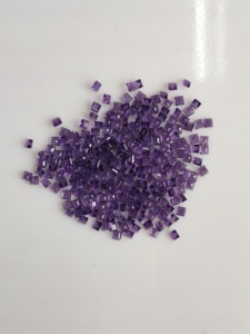 Ametista Africana Natural, Corte Cuadrado Escalonado de 3MM, Color Púrpura, Gema Suelta de la Mejor Calidad para Joyería - Product Image 2