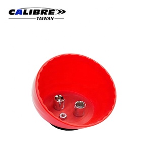 Bandeja Magnética Redonda Mini de Alta Resistencia, Fabricada en Taiwán, Calibre 110 mm, ABS Rojo, 1000-1200 Gauss - Product Image 1