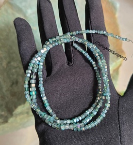 Perles carrées en moissanite multicolores, de 2,50 mm à 3,50 mm, assortiment pour la fabrication de bijoux en moissanite - Product Image 1