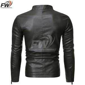 Blouson de moto unisexe personnalisé de haute qualité, 100 % polyester, imperméable, écologique, pour l'hiver, style streetwear, avec col montant, faible MOQ, OEM - Product Image 2