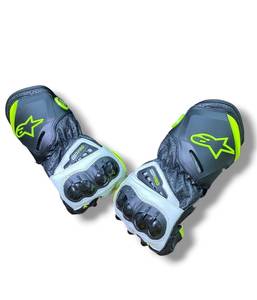 GP PRO PU Vollfinger-Handschuhe Hochwertig Anpassbar Schwarz Weiß Grün Radsport Unisex Winter Feuchtigkeitsableitend Winddicht - Product Image 1