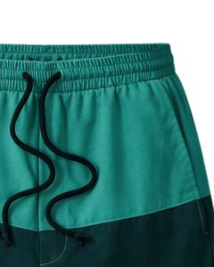 Shorts à cordon de serrage pour hommes, couleur bleu sarcelle et vert foncé, séchage rapide, décontracté, pour l'été, la plage, athlétique, confortable, coupe légère - Product Image 4