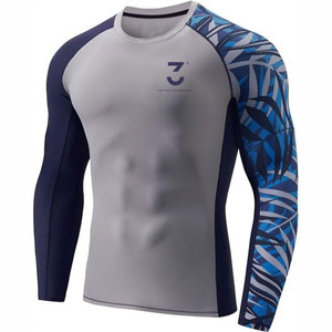 Camiseta Deportiva de Manga Larga para Hombre, Estilo Nuevo, con Estampado, Resistente a Desgarros, Ligera, de Spandex/Poliéster, de Secado Rápido, para Entrenamiento al Aire Libre - Product Image 1