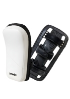 Pad de Frappe Incurvé Professionnel de Boxe Thaï 50x20cm pour Entraînement MMA avec Rembourrage en Mousse Multi-Couches Haute Densité