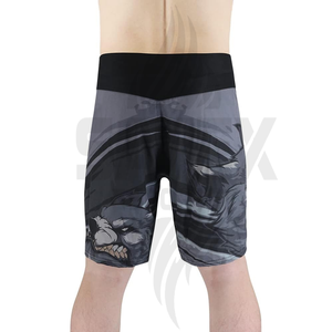 Best Stretch Fabric Kick Boxing Shorts Light <b>Weight</b> Custom Made Front Logo <b>for</b> Online <b>Sale</b> - Product Image 2