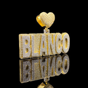 Colgante de Lujo Personalizado con Diamantes de Imitación, Estilo Hip Hop, Chapado en Oro - Product Image 2