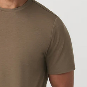 T-shirt pour homme en coton premium de qualité supérieure, coupe ample, col rond, style streetwear, couleur unie, haute qualité - Product Image 4