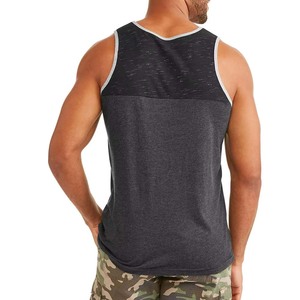 Débardeur de sport pour homme en coton tricoté respirant, idéal pour la course et la gym, sans manches, haute performance - Product Image 6