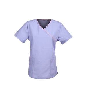 Tops d'uniformes médicaux pour femmes en tissu tissé Spandex/Polyester, produit très demandé, haute qualité, prix abordable, vente en gros - Product Image 1