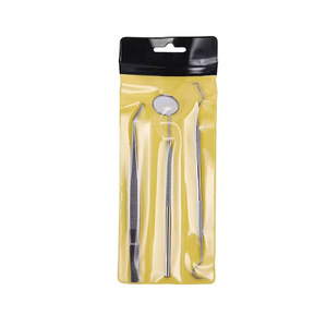Kit d'inspection des dents et des gencives certifié CE, ensemble d'examen buccal 3 pièces pour les professionnels dentaires, soins personnels, réutilisable à vie - Product Image 2