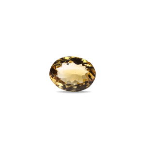Natural Citrine Loose Gemstone 4.1 Carat Certified Cat's Eye Yellow 4mm - Product Image 1