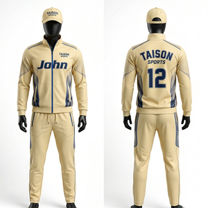 Traje Deportivo de Cricket para Hombre, 330 GSM, Poliéster Premium, Color Blanco Marino, Diseño de Paneles Geométricos, Logotipo Personalizado por Sublimación - Product Image 3