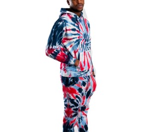 Conjunto Deportivo Informal para Hombre, Tie Dye, Antiarrugas, de Alta Calidad, Precio Económico, con Logotipo/Color Personalizado - Product Image 1