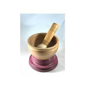 Wooden Mortar And Pestle Large Wooden Spice <b>Grinder</b> For Crushing <b>Herbs</b> Seeds Garlic And Whole Spices - Product Image 6