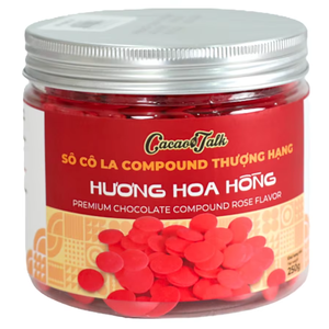 Precio al por mayor Fabricación OEM/ODM Chocolate Compuesto HALAL Chocolate de Rosa en Tabletas Sólidas para Repostería y Galletas Proveedor de Exportación - Product Image 1