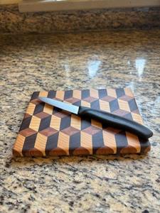 Juego de Tablas de Cortar de Madera de Acacia Natural con Ranura para Escurrir, Tabla de Cocina de Madera Multitamaño para Servir Frutas y Pan - Product Image 4