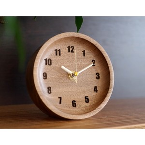 Reloj de Escritorio Minimalista de Madera, Movimiento de Cuarzo Circular, Visualización de Agujas, Funciona con Batería, Silencioso, Decorativo, Diseño Moderno - Product Image 1