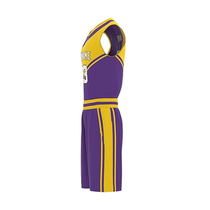 Ensembles de Maillots de Basketball en Gros pour Enfants : Débardeurs et Shorts Vides Personnalisables avec Impression sur Mesure - Product Image 2