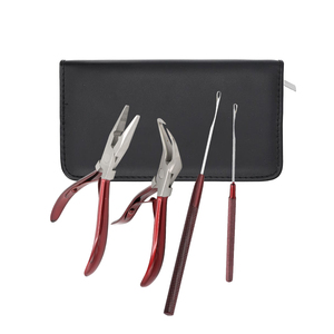 Pinzas de Acero Inoxidable Personalizadas para Extensiones de Cabello con Fuerte Agarre para Uso Comercial en Nuevo Diseño de Extensiones de Cabello - Product Image 1