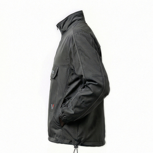 Veste coupe-vent unisexe OEM à capuche, résistante à l'eau, style streetwear, hiver, logo personnalisé sur le devant, qualité supérieure pour l'extérieur - Product Image 4