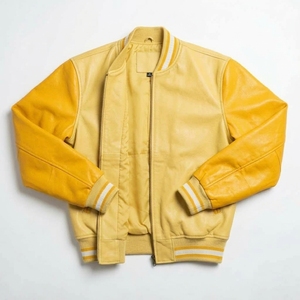 Blouson Bomber Homme Grande Taille Style Urbain Décontracté Extérieur en Velours Côtelé Imperméable Haute Qualité Style Basique Polyvalent Lettermen - Product Image 2