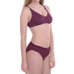 2026 Women's Sexy Lingerie Set Transparent Open Bras Embroidery Bow Design Breathable Spandex/Nylon Pink Customizable Colors - Product Image 3
