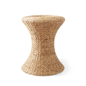 Table d'appoint en jacinthe d'eau tressée à la main, style bohème, pour salon, chambre, entrée, en provenance du Vietnam - Product Image 1