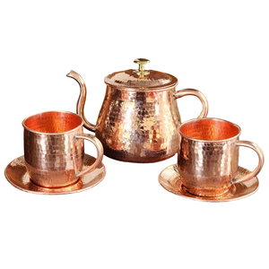 Pure Copper Vintage Coffee <b>Set</b> With Polish Finished For Restaurant Home And Hotel Kitchenware Metal <b>Tea</b> <b>Set</b> - Product Image 4