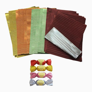 EcoRev Colored Corrugated Aluminum Foil 8011 Alloy Customizable Thickness Graphic Design Food Grade Luxury Candy <b>Wrapping</b> <b>Paper</b> - Product Image 3