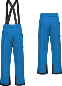 Pantalones de Nieve Impermeables y Cortavientos para Invierno con Tirantes Desmontables y Bolsillos Tipo Cargo para Deportes al Aire Libre - Product Image 3