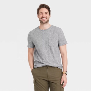 Men's Casual Wear T-Shirt Standard Fit Short Sleeve Crew Neck 100% Cotton Breathable Quick Dry Plus Size Plain Design Blank - Product Image 1