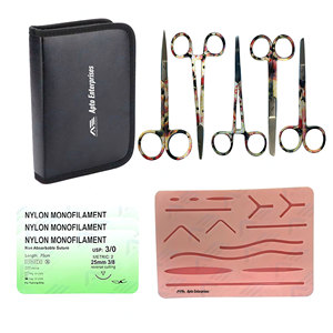 Surgical Suture Training Practice <b>Kit</b> with Realistic Skin Simulation Medical Instruments for Students First Aid and Clinical - Product Image 1