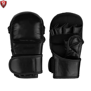 Ensemble d'équipement de protection de boxe SUMBOOS en cuir PU respirant, incluant casque, gants et protège-tibias, équipement d'entraînement, emballage personnalisable - Product Image 5