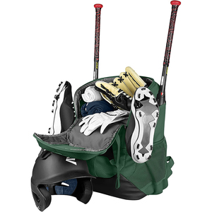 Custom Baseball & Softball Bat Backpack with Fence <b>Hook</b> Hold Customizable Logo Color Design & Size <b>Nylon</b> 50-70L Capacity - Product Image 6