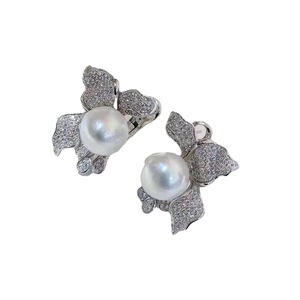 Pendientes de Perlas Naturales de 9-10 mm, Chapados en Oro de 18K, Estilo Casual, Versátiles, para Primavera/Verano, Moda - Product Image 5