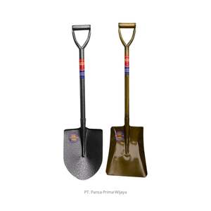 พลั่วเหล็กคุณภาพสูงสำหรับงานหนัก พร้อมใบมีดเหล็กคาร์บอนแข็ง (300 มม.) และด้ามเหล็กยาว 640 มม. - Product Image 1