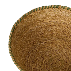 Panier rustique traditionnel multifonction en jonc de mer, panier rond en jonc de mer naturel tissé à la main pour le rangement de cuisine en provenance du Vietnam - Product Image 5