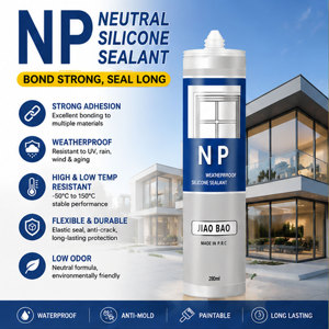 Colle silicone neutre pour étanchéité des joints <span class=keywords><strong>de</strong></span> baignoire, toilettes, douche et murs <span class=keywords><strong>de</strong></span> construction - Product Image 4