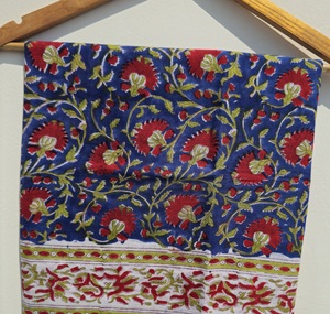 Cotton <b>Sarong</b> Pareo Beach Wrap Hand Block Print Bikini Cover Up Bohemian Lightweight Scarf for Women swimwear cover up - Product Image 6