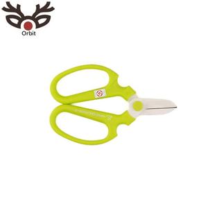 Tijeras de flores hechas en Japón SAKAGEN para creación manual, color verde lima, a mano - Product Image 1