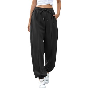 Vente en gros de pantalons de jogging pour femmes de qualité supérieure avec poches, en coton respirant, pour le fitness, la salle de sport et le quotidien BD - Product Image 5
