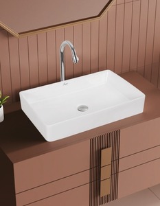 hot sell counter top basin ceramic or porcelain wash sink wholesale popular above counter basin 395X630X120mm SIZE - Product Image 1