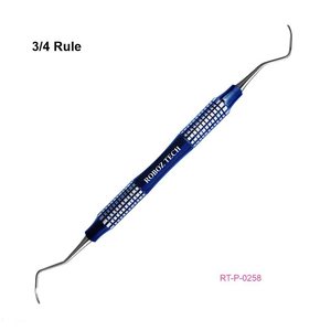 ที่ขูดหินปูน3/4ฟันตามหลักสรีรศาสตร์ทำจากสเตนเลสสตีลได้รับการรับรอง CE คลาส I RT-P-0248โดย roboz TECH - Product Image 6