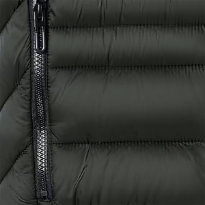 Gilet matelassé Montane pour homme, noir, à capuche, sans manches, coupe-vent, décontracté, vêtement d'extérieur d'hiver, fermeture éclair, couleur unie - Product Image 6